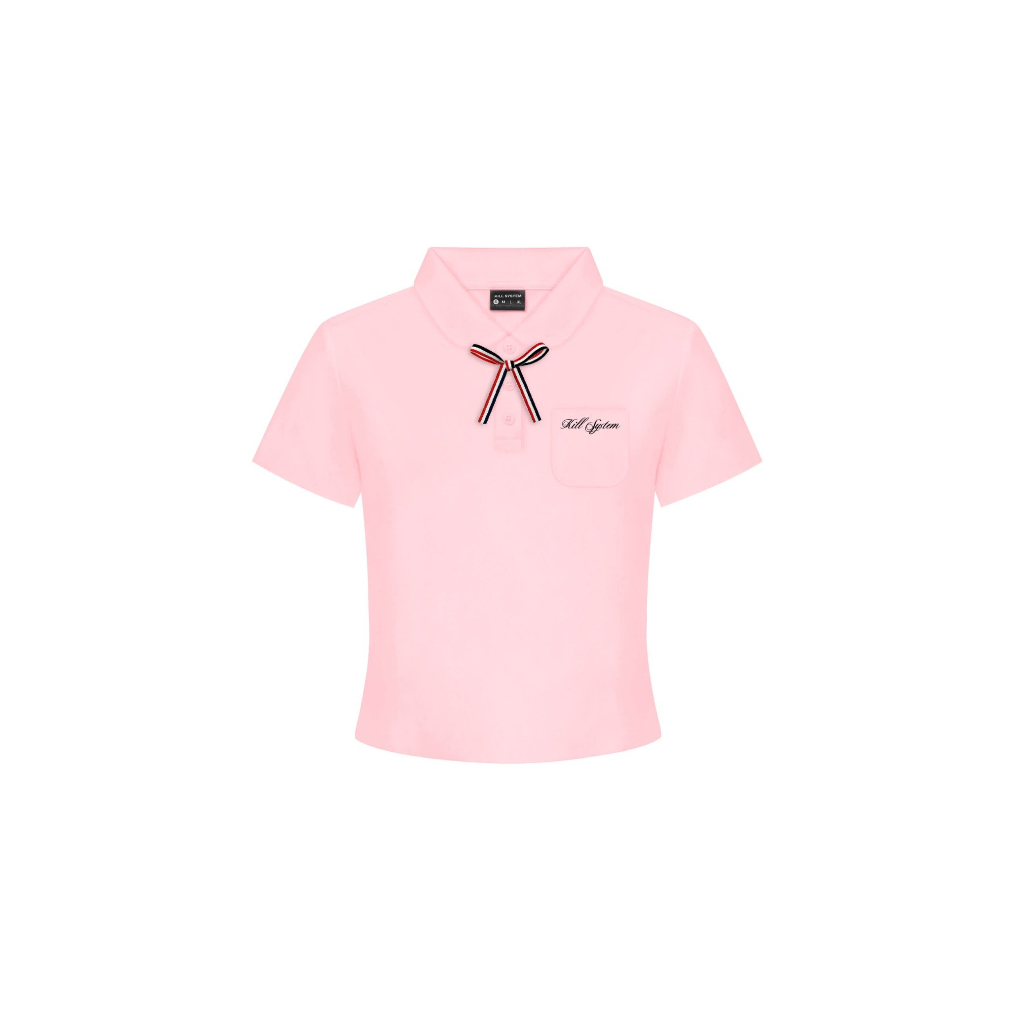 Áo thun Polo kèm tag nơ Miseo 