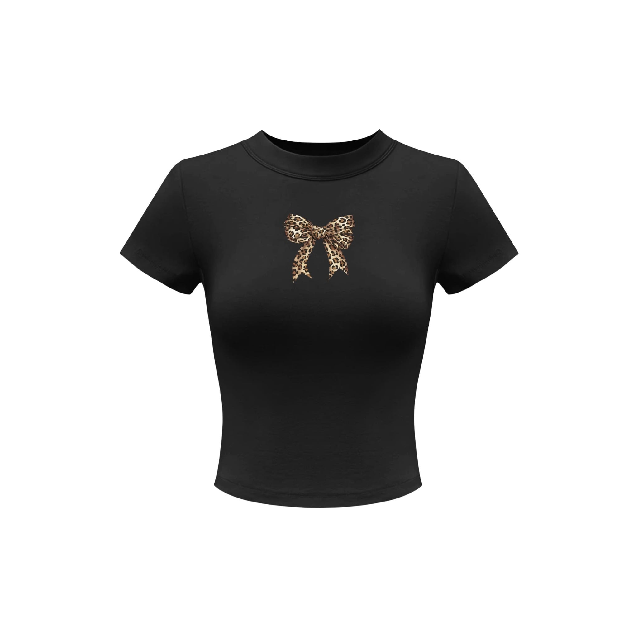  Áo thun ôm body cotton lông mịn co giãn NƠ BEO 