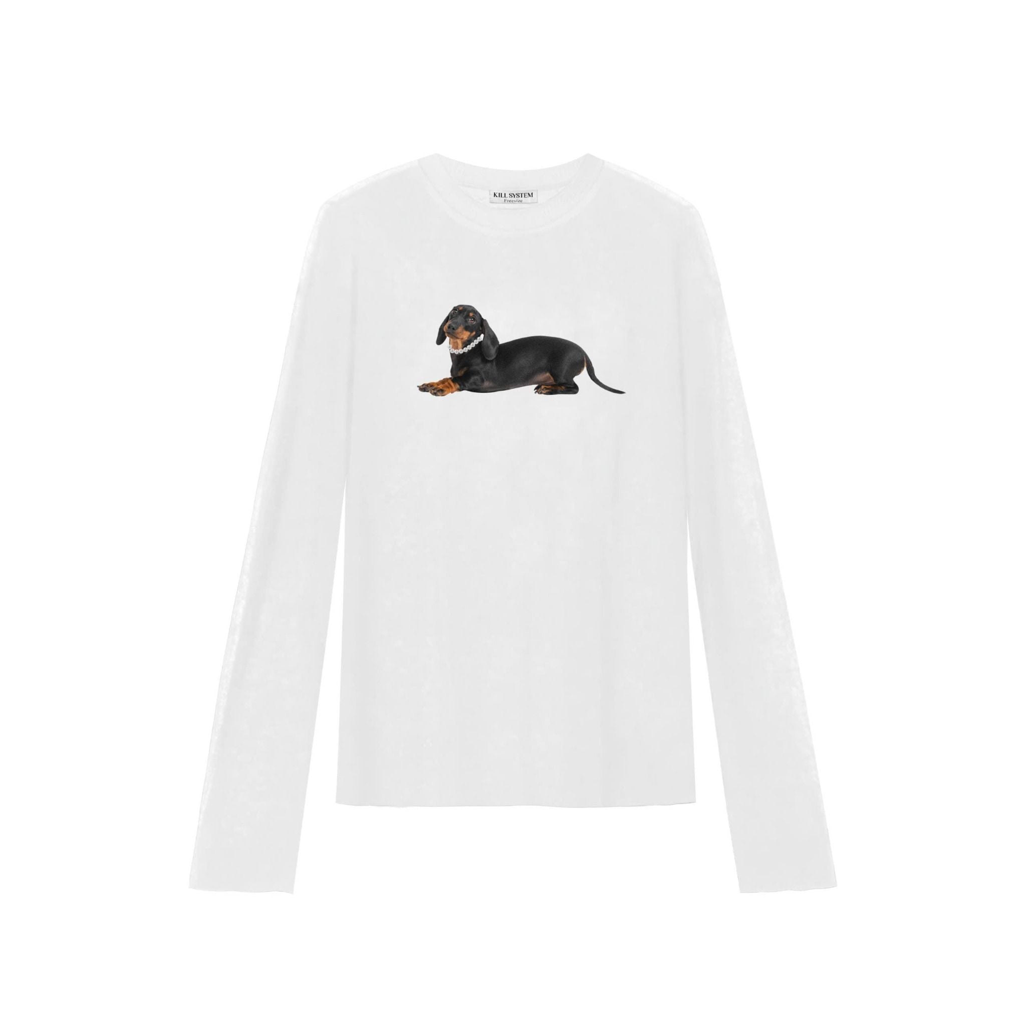  Áo thun nữ mỏng nhẹ xuyên thấu tay dài EUNBEE - KILL SYSTEM 