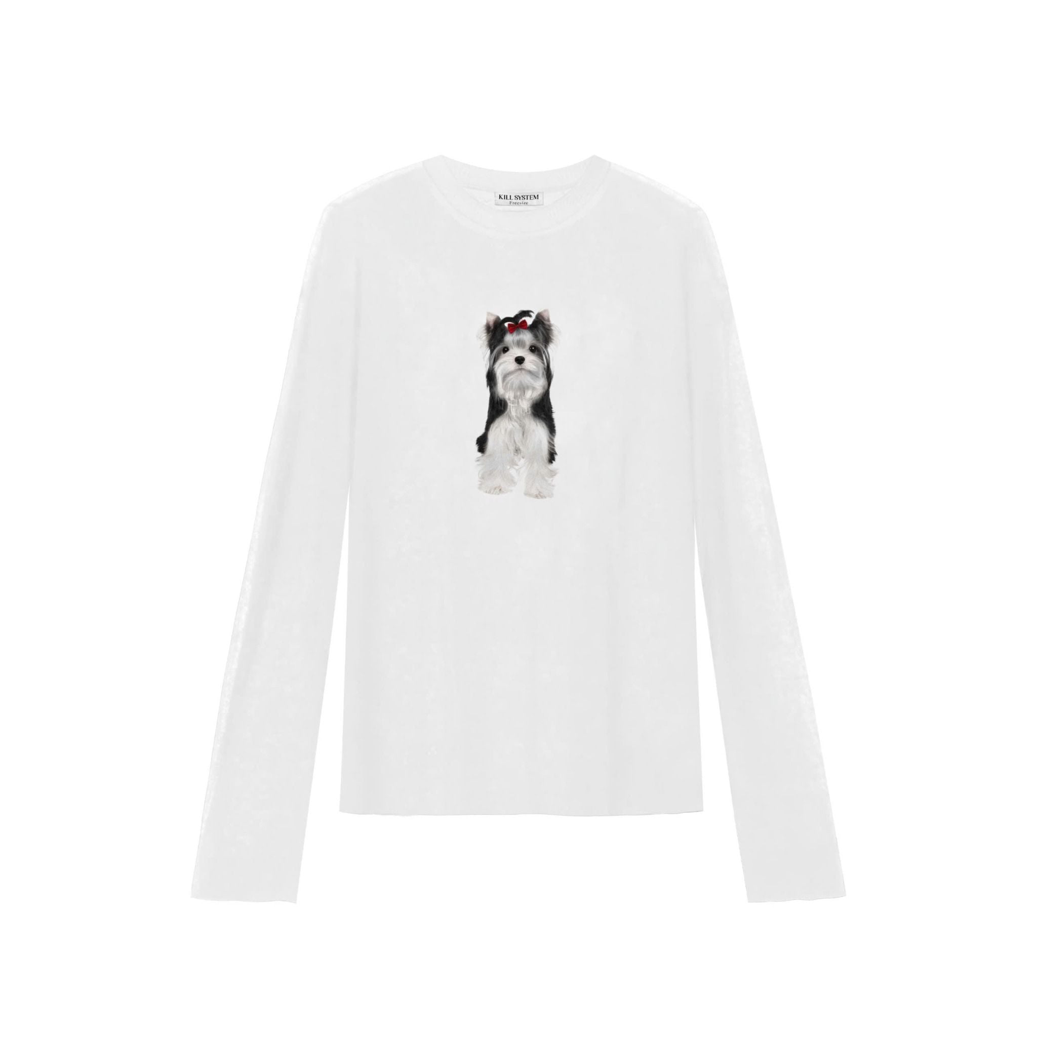  Áo thun nữ mỏng nhẹ xuyên thấu tay dài EUNBEE - KILL SYSTEM 