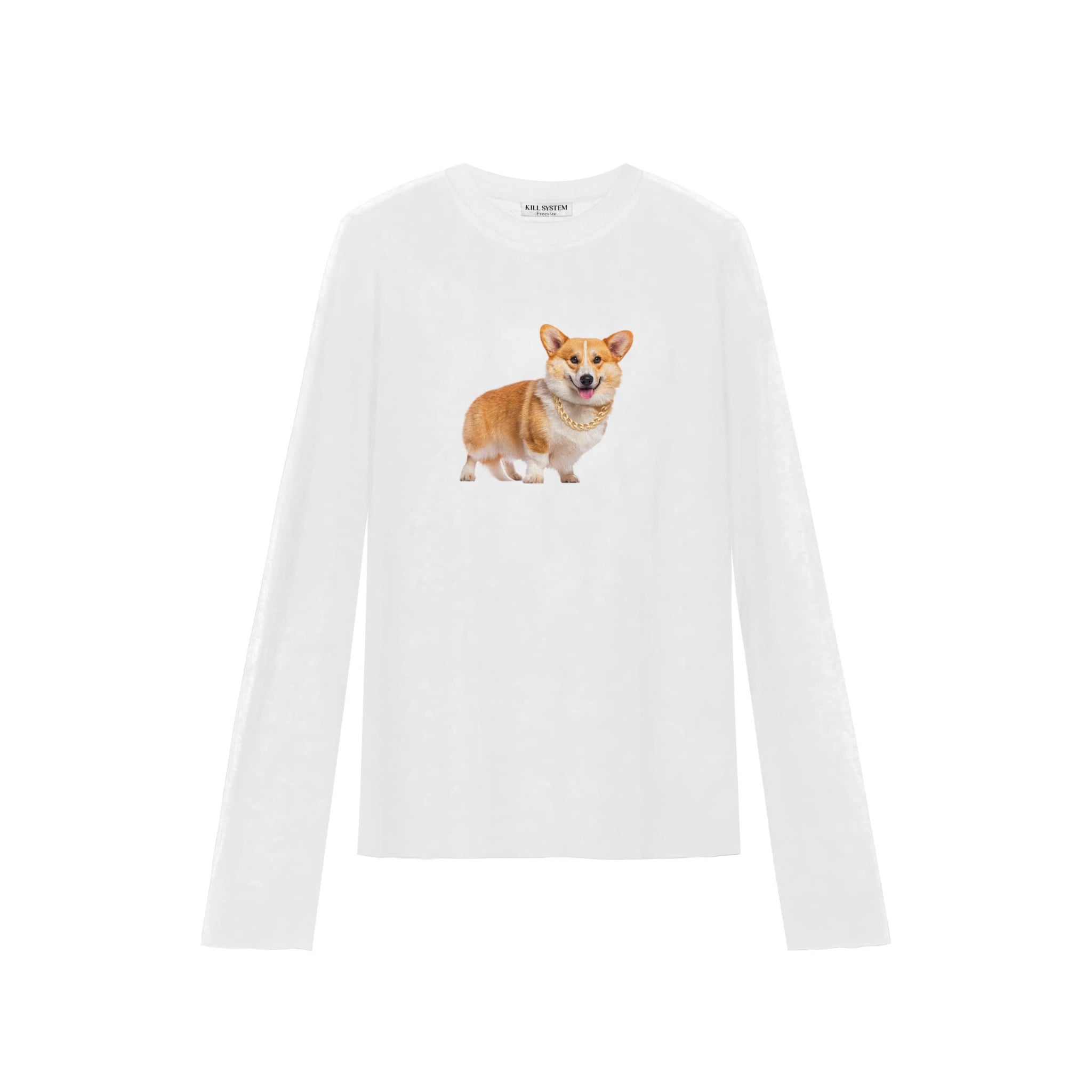  Áo thun nữ mỏng nhẹ xuyên thấu tay dài EUNBEE - KILL SYSTEM 