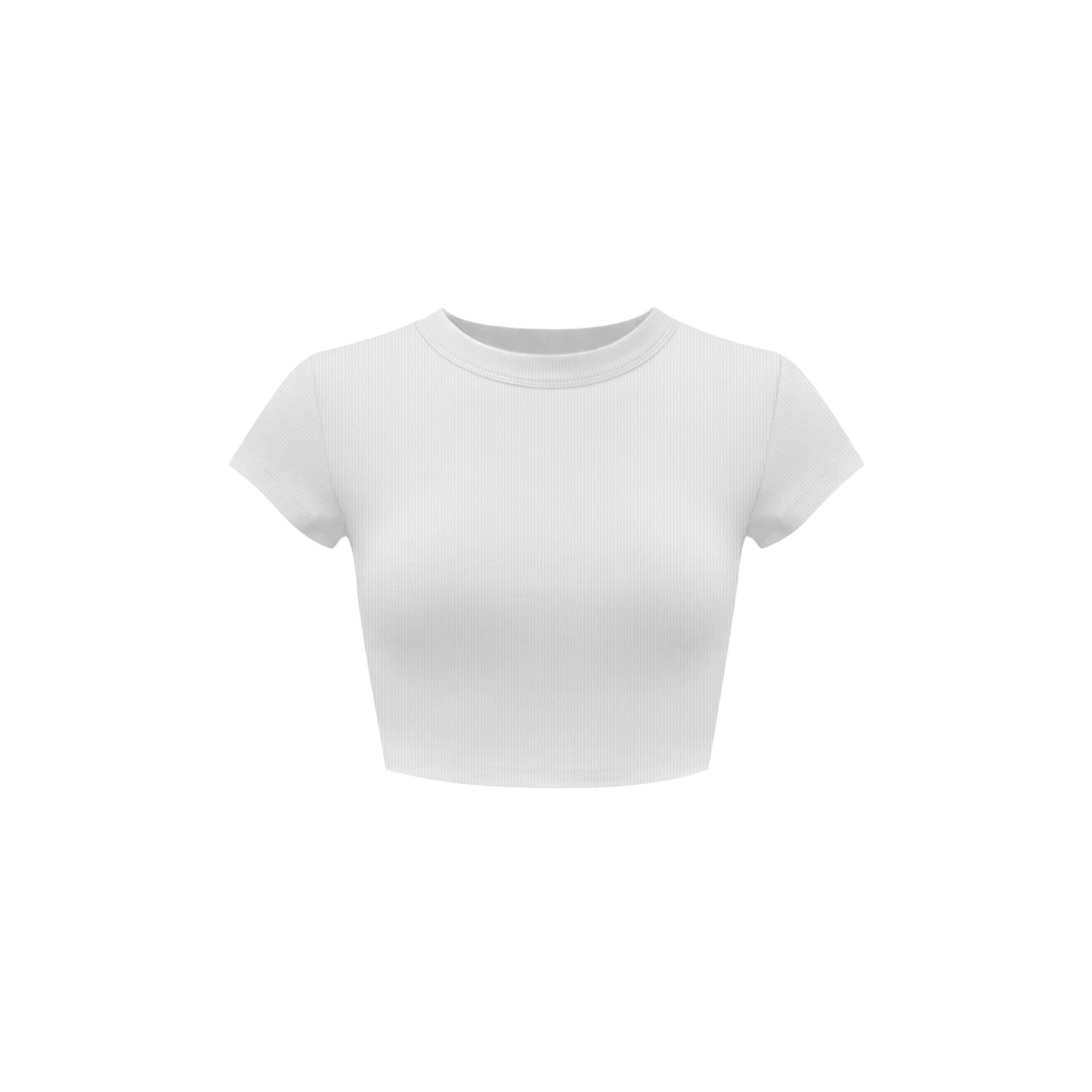  Áo croptop mỏng trơn ôm body chất tăm cotton SUNNII - KILLSYSTEM 