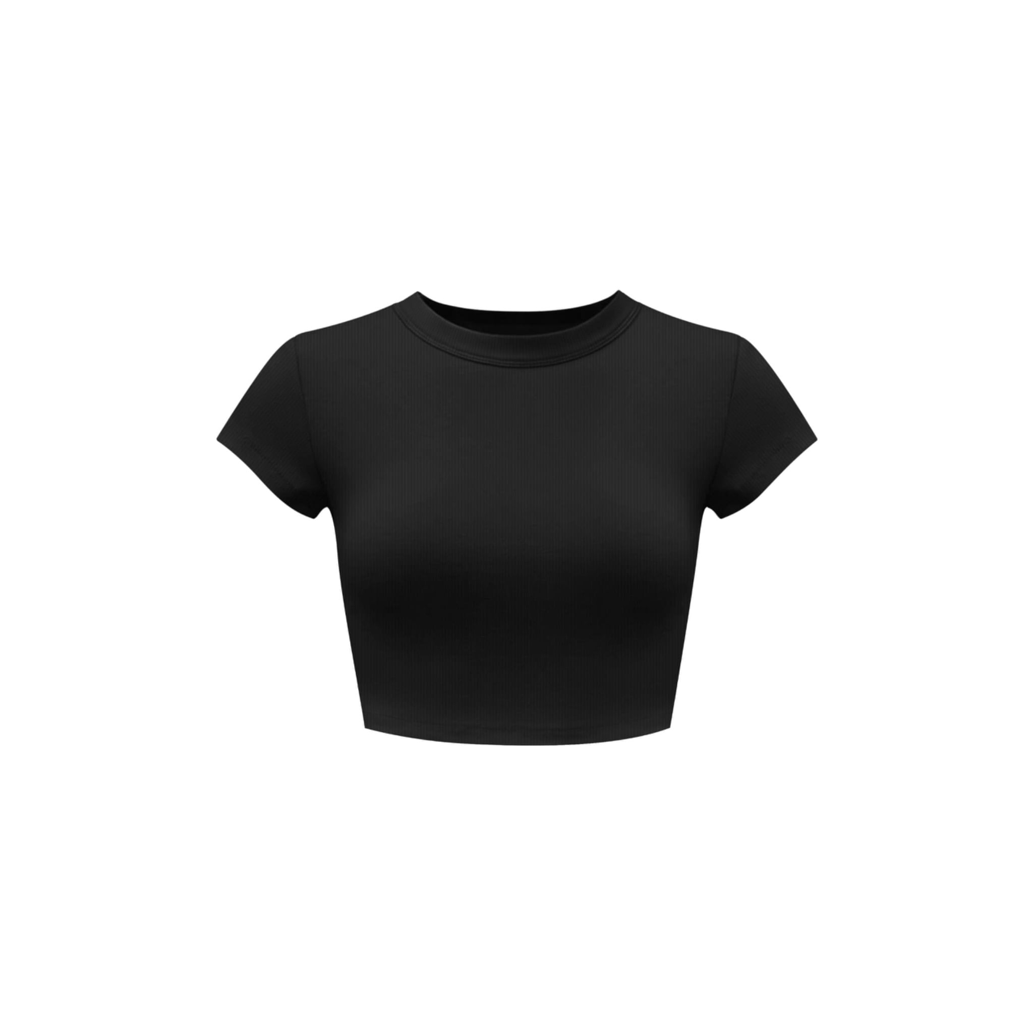  Áo croptop mỏng trơn ôm body chất tăm cotton SUNNII - KILLSYSTEM 