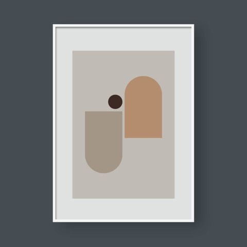  EARTHY GEOMETRIC NO.5 