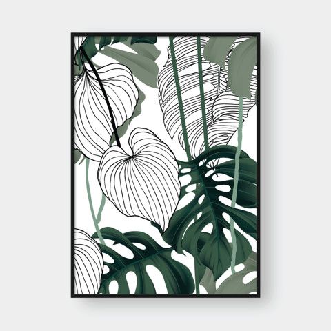  TROPICAL LEAVES NO.4 