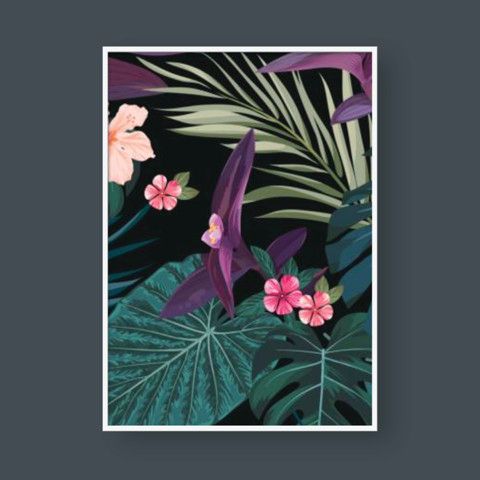  TROPICAL LEAVES NO.1 