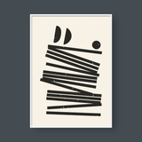  ABSTRACT SILHOUETTE NO.24 