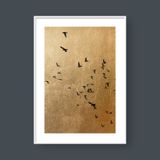  BIRD FLOCK AND GOLDEN 