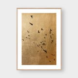  BIRD FLOCK AND GOLDEN 