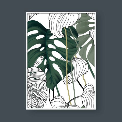  TROPICAL LEAVES NO.3 