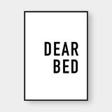  DEAR BED, I LOVE YOU 
