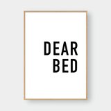  DEAR BED, I LOVE YOU 