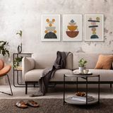  MID CENTURY GEOMETRIC SET 28 