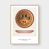  GERMAN SCRAFITTO PLATE 