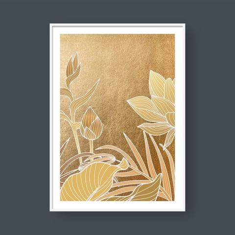  GOLDEN TROPICAL GARDEN NO.1 