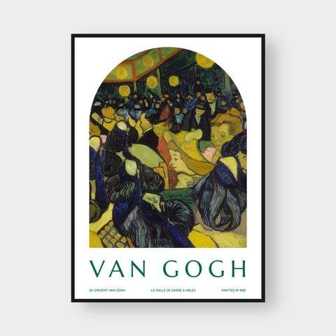  LA SALLE DE DANSE À ARLES BY VAN GOGH 