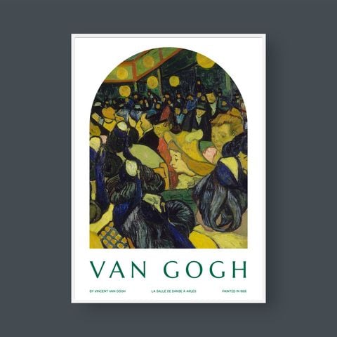  LA SALLE DE DANSE À ARLES BY VAN GOGH 