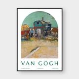  LES ROULOTTES BY VAN GOGH 