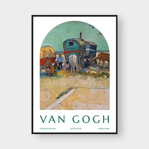  LES ROULOTTES BY VAN GOGH 