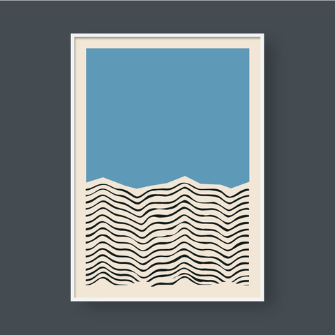 MID CENTURY GEOMETRIC NO.9 