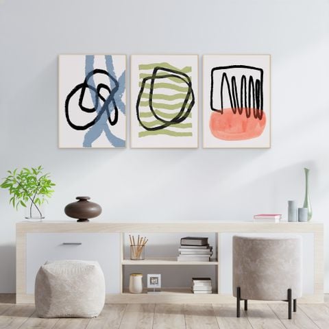  MINIMAL HAND PAINTED SET 