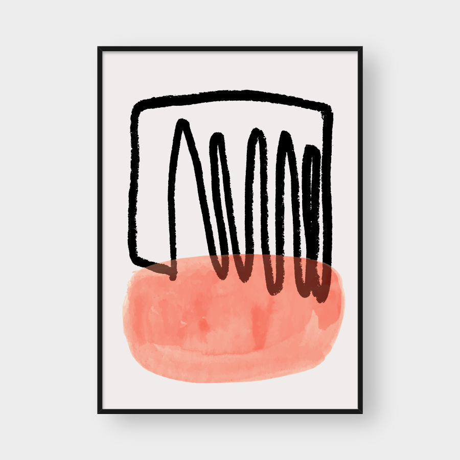  MINIMAL HAND PAINTED NO.3 