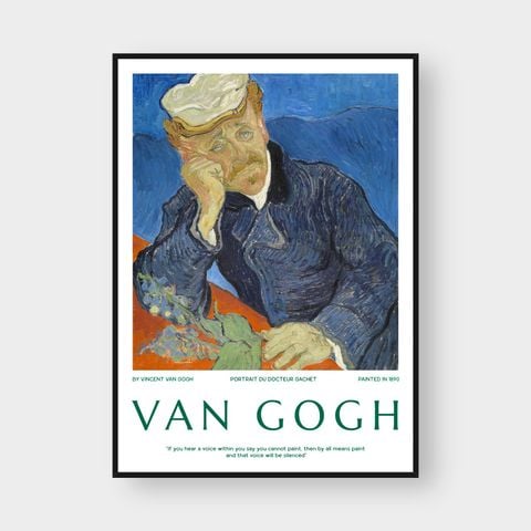  PORTRAIT DU DOCTEUR GACHET BY VAN GOGH 