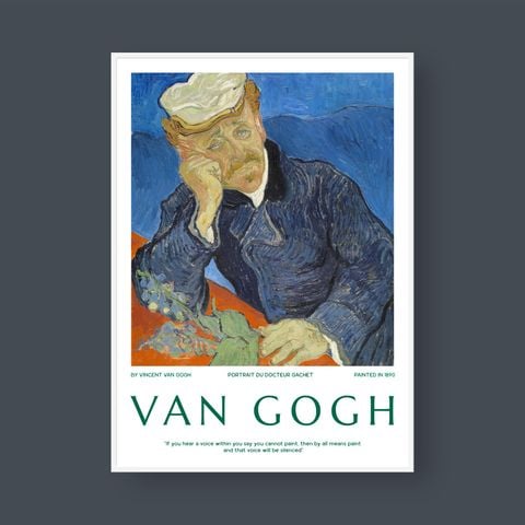  PORTRAIT DU DOCTEUR GACHET BY VAN GOGH 