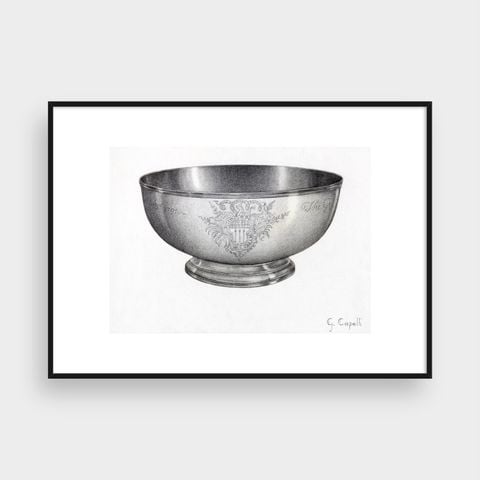  SILVER BAPTISMAL BAWL 