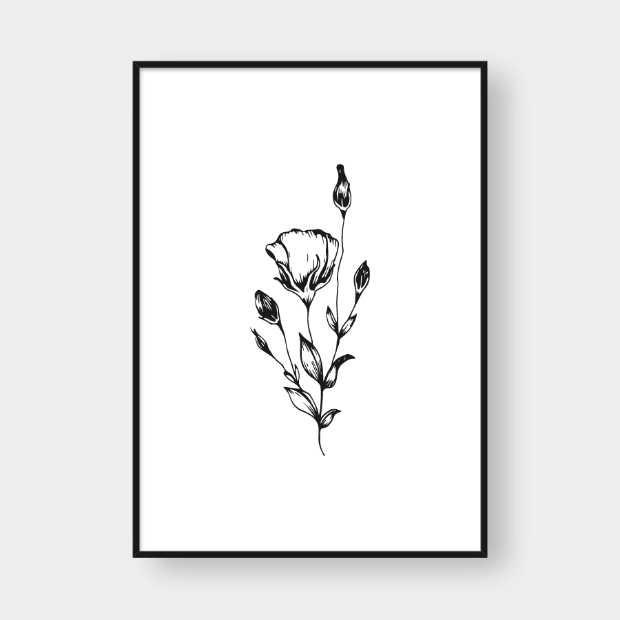  SKETCH FLOWER NO.2 