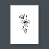  SKETCH FLOWER NO.3 