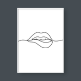  SKETCH LIPS HORIZONTAL 
