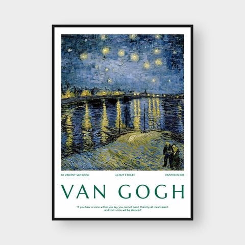  LA NUIT ÉTOILÉE BY VAN GOGH 