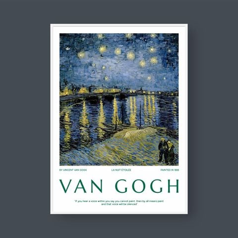  LA NUIT ÉTOILÉE BY VAN GOGH 