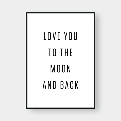  LOVE YOU TO THE MOON 