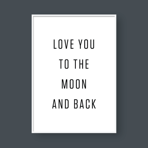  LOVE YOU TO THE MOON 