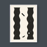  ABSTRACT SILHOUETTE NO.23 