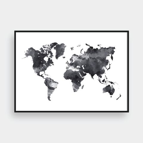  WORLD MAP INK 
