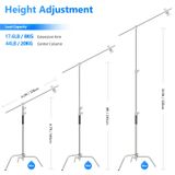  Chân Boom Inox Neewer 320cm 