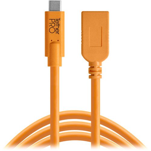 Cáp Tether Tools TetherPro USB C To USB Female Adapter ( CUCA415 ORG )