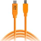  Cáp Tether Tools TetherPro USB C To 2.0 Mini B 5 Pin ( cuc2415 ORG ) 