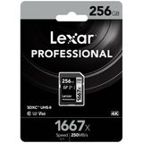  Thẻ nhớ SD Lexar Professional 256GB 250MB/s 1667x UHS-II V60 