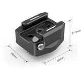  SmallRig 2819 Bộ chuyển đổi gắn đế giày xoay với hai vít 1/4"-20 