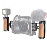  SmallRig 2913 Tay cầm bên bằng gỗ mini với vít kép 1/4"-20 
