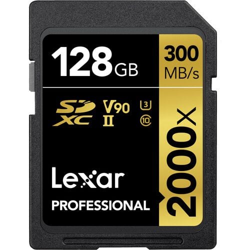 Thẻ Nhớ Lexar 128GB 300mb/s Professional 2000x SDXC UHS II U3