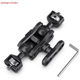  Kẹp đầu bi SmallRig 2115C với phụ kiện ARRI 3/8"-16 và ngàm vít 1/4"-20 