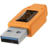  Cáp Tether Tools TetherPro USB 3.0 To Type C High Visibility Orange ( CUC3215-ORG ) 