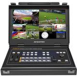  AVMATRIX PVS0613U Bộ chuyển đổi phát trực tuyến đa định dạng 6-Ch SDI/HDMI di động với màn hình 13,3" 