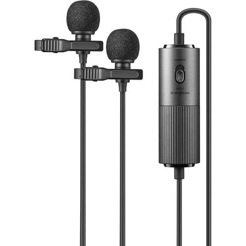  Godox LMD 40C Dual Omnidirectional Lavalier Microphone 