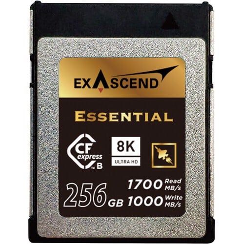 Thẻ nhớ Exascend CF Express Type B Essential 256GB R:1700MB/s W:1000MB/s